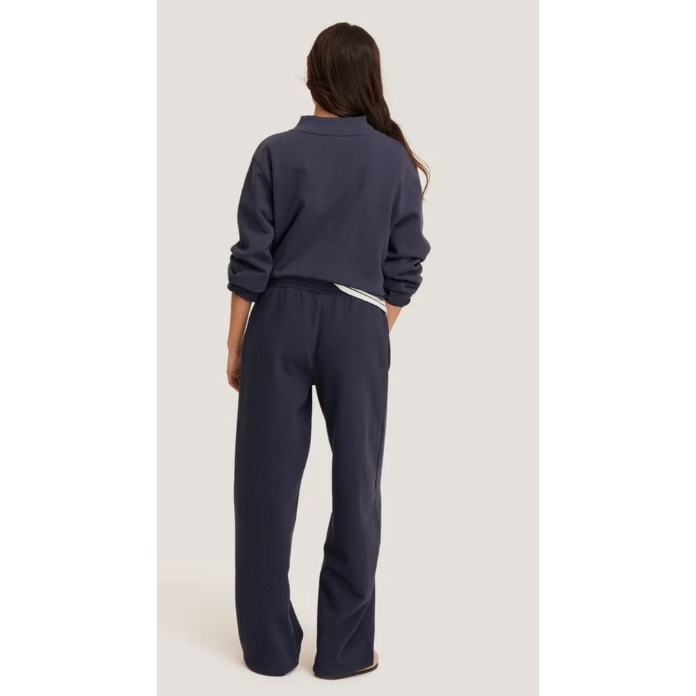 NWT Parke x Target Size Med Special Collab High Rise Boxer Sweatpants Navy Blue - Picture 4 of 6